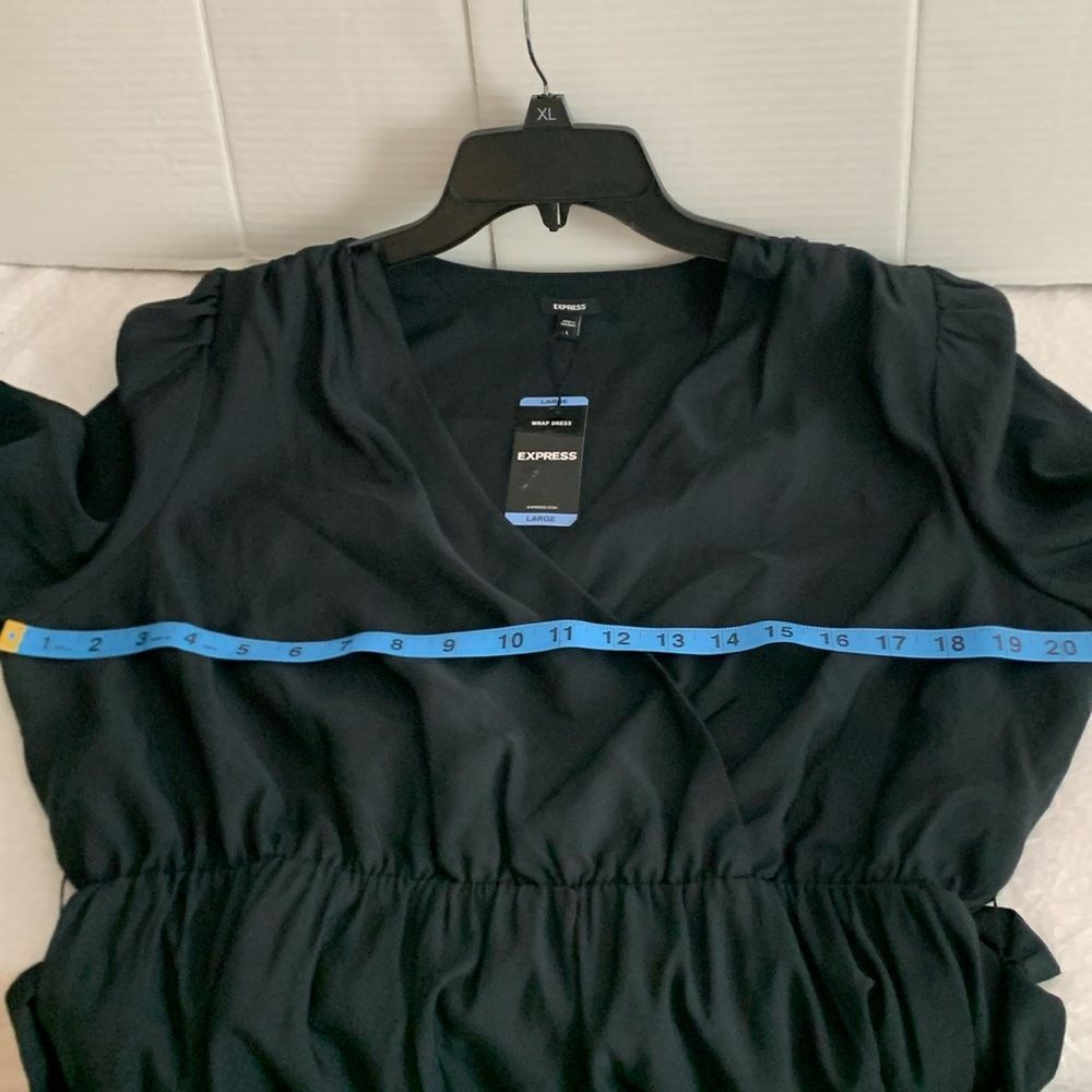 Express NWT BlackWrap Dress - Picture 14 of 16